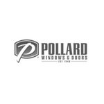Pollard Windows & Doors brand logo in grey scale